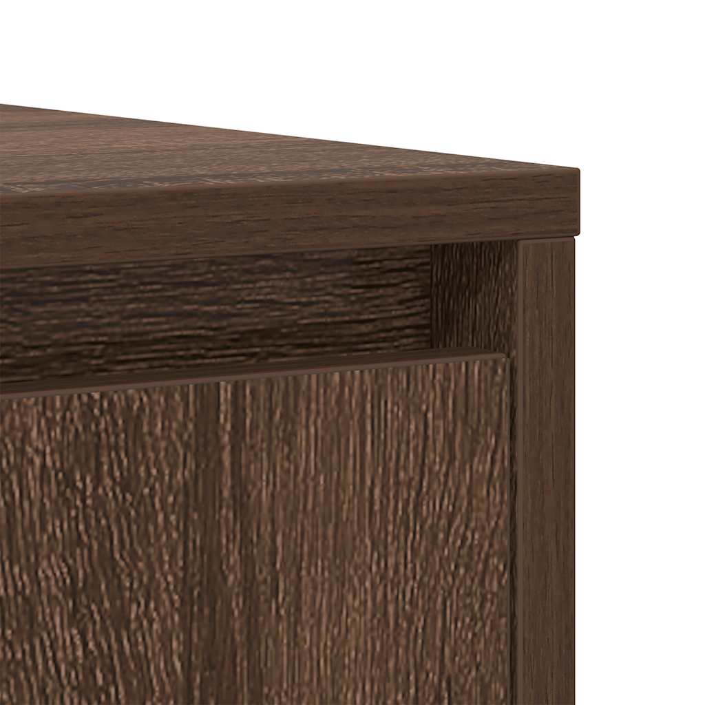 Sideboard Brown Oak 85x34x76 cm Engineered Wood